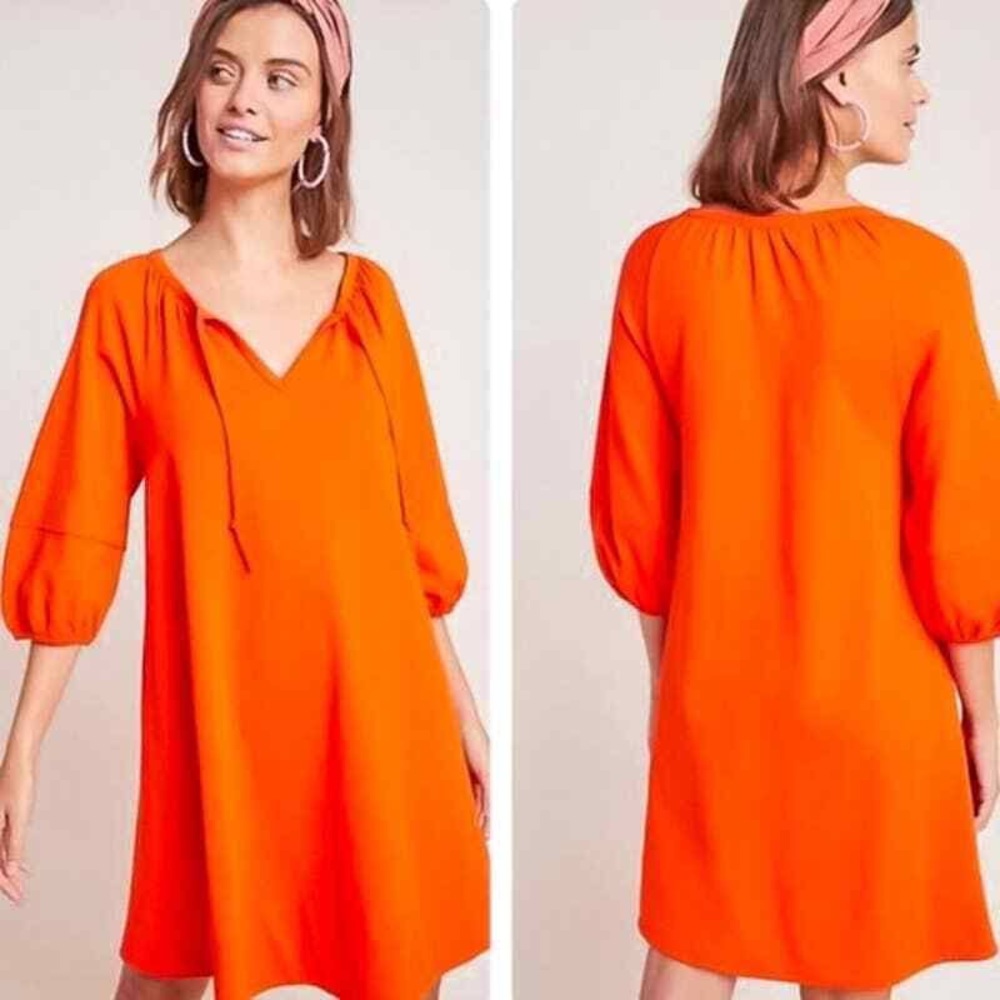 Poppy Orange Dress by anthropologie